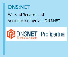 DNS:NET Wir sind Service- und Vertriebspartner von DNS:NET
